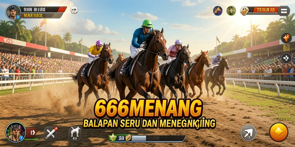 Gameplay Racing seru dan menegangkan di 666MENANG.