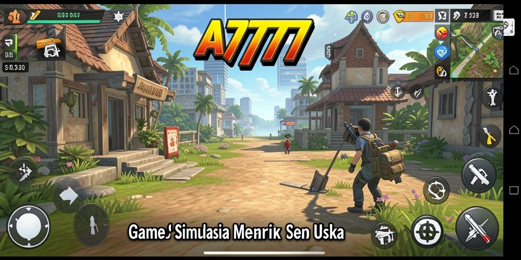 Tampilan screenshot A7777 menunjukkan pengalaman gameplay Simulation yang mengesankan.