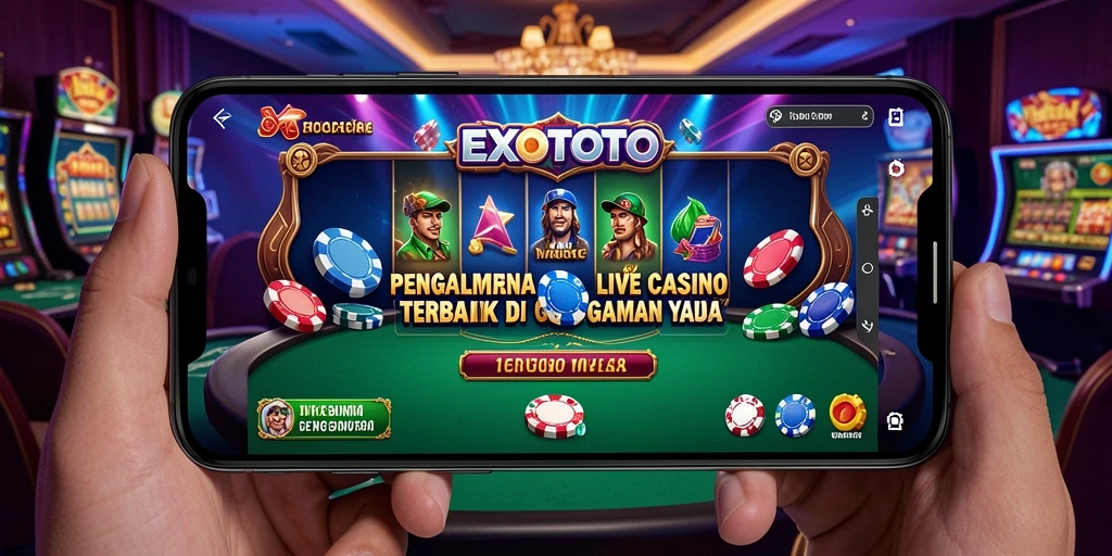 Gameplay menarik dari EXOTOTO dengan dealer langsung dan permainan seru.