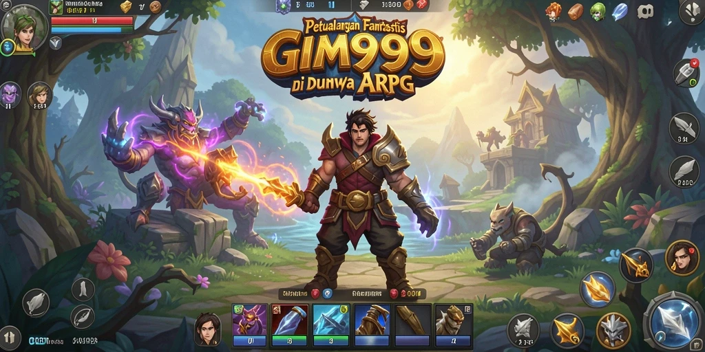 Tampilan epic petualangan ARPG di GIM999.