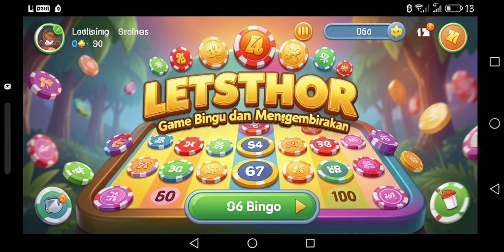 Screenshot gameplay LETSTHOR yang menunjukkan keseruan Bingo.