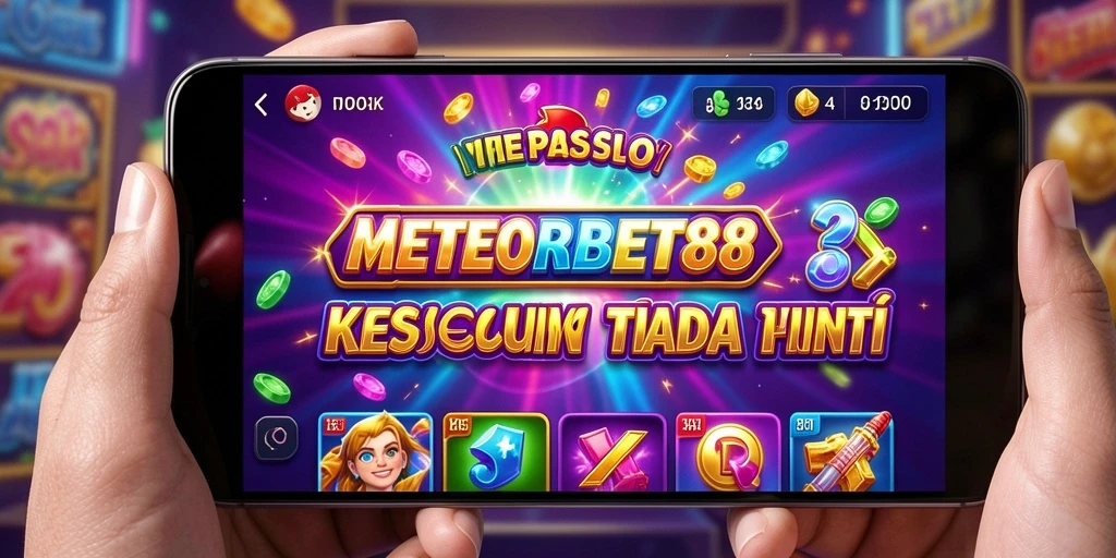 Tampilan gameplay Slot yang mengasyikkan di METEORBET88.