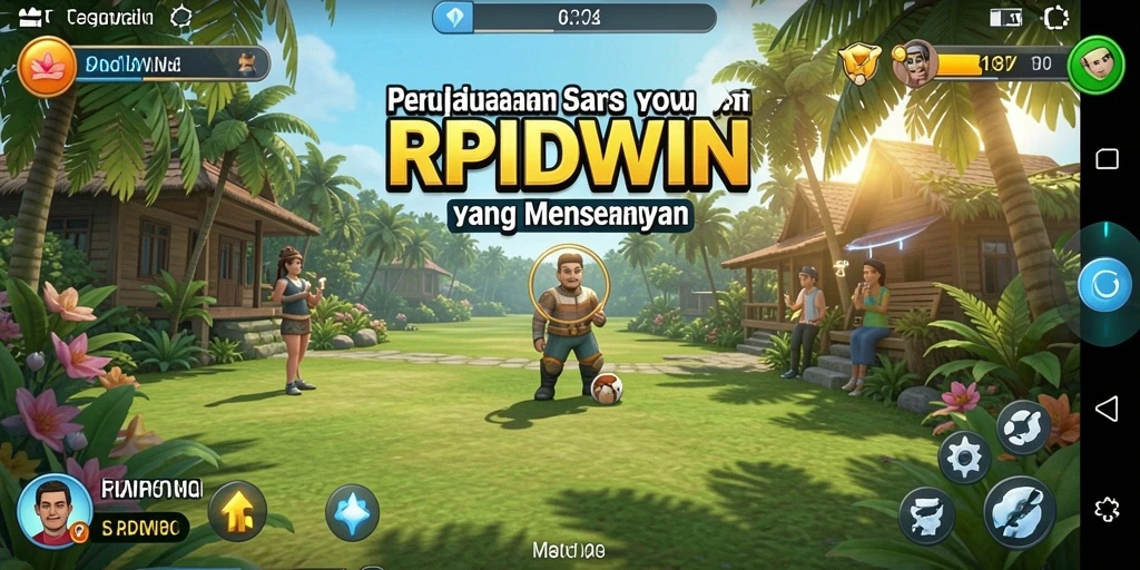 Tampilan gameplay RPIDWIN yang seru dan penuh warna.