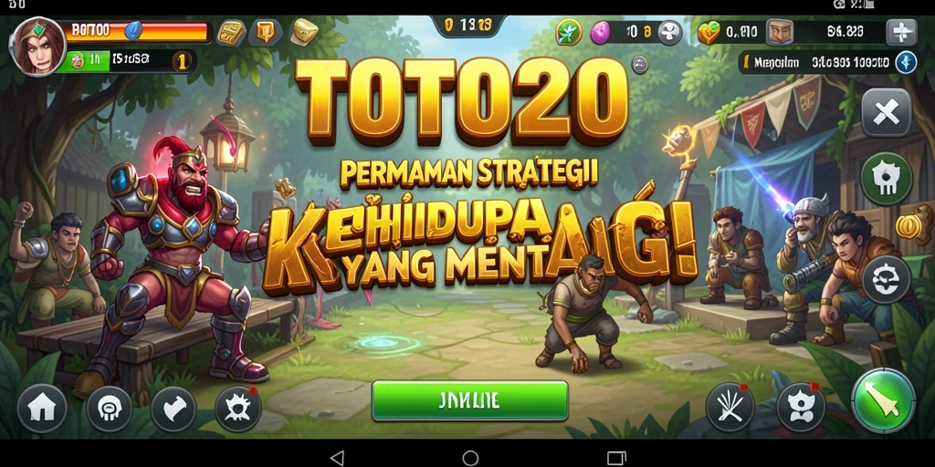 Menampilkan aksi seru dalam permainan SLG TOTO20.